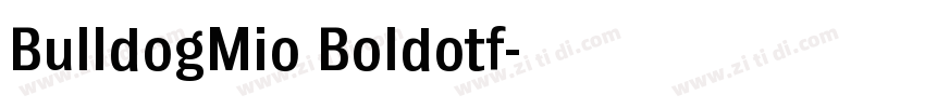 BulldogMio Boldotf字体转换